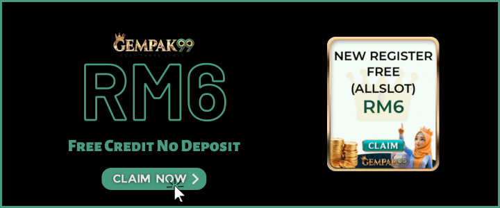 Gempak99 - Gempak99 Free Credit No Deposit RM6 - Promotion Banner - gempak99m